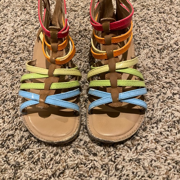 Tucker + Tate Multicolor Strappy Sandals - Picture 1 of 4